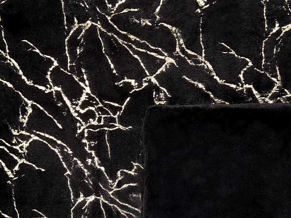 Deka Deka 150 × 200 cm čierna GODAVARI, 309611 Vlastnosti/technológia
