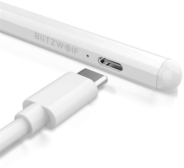Dotykové pero (stylus) Blitzwolf BW-SP1 Stylus pero na tablet, biele ...