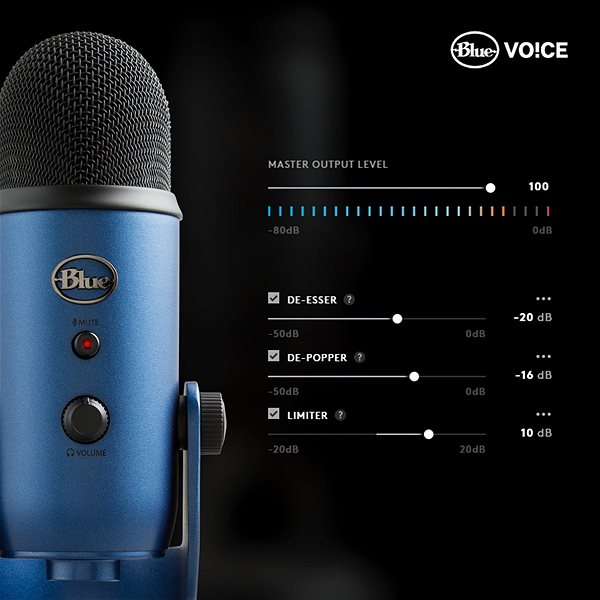 Mikrofon Blue Yeti USB - Midnight Blue ...