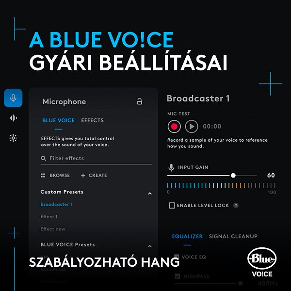 Mikrofon Logitech G Blue Yeti Orb RGB, fekete ...
