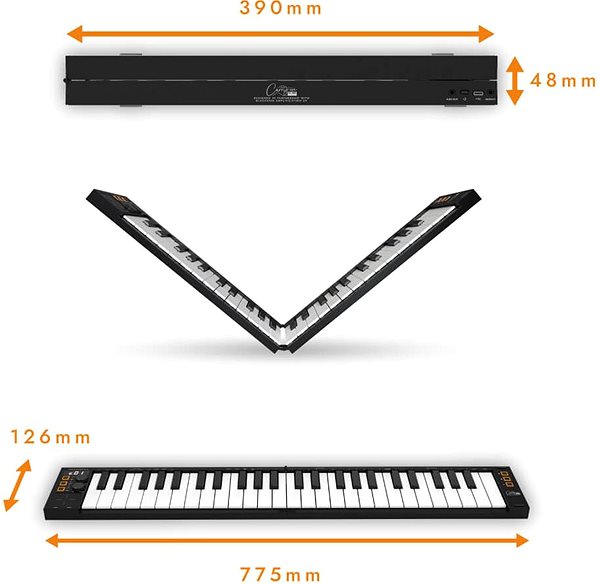 MIDI klávesy BLACKSTAR Carry-on FC49 Black ...