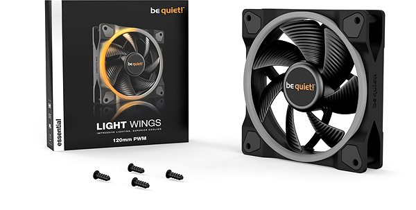 PC Fan Be quiet! Light Wings 120mm PWM Package content