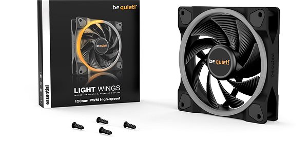 PC Fan Be quiet! Light Wings 120mm PWM High-speed Package content