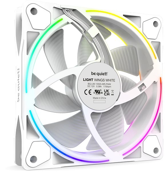 PC ventilátor Be quiet! Light Wings White 120 mm PWM Triple Pack ...