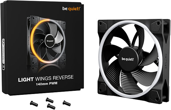 PC Fan Be quiet! Light Wings 140mm PWM Reverse Black ...