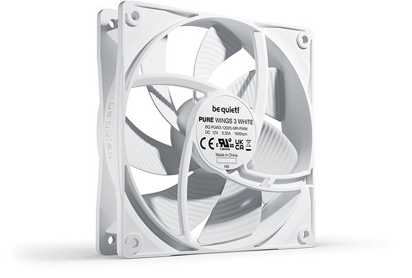 PC ventilátor Be Quiet! Pure Wings 3 120mm PWM White ...