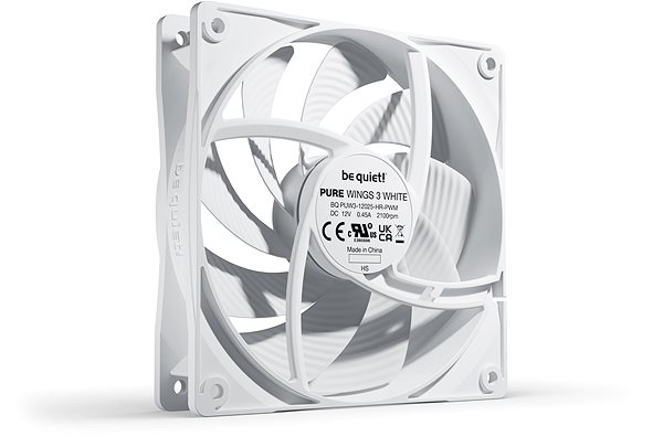 Ventilátor do PC Be Quiet! Pure Wings 3 120 mm PWM high-speed White ...
