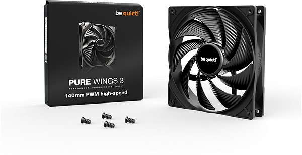 Ventilátor do PC Be quiet! Pure Wings 3 140 mm PWM high-speed ...