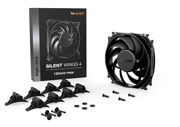 PC ventilátor Be quiet! Silent Wings 4 120mm PWM ...