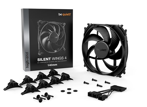 PC ventilátor Be quiet! Silent Wings 4 140mm ...