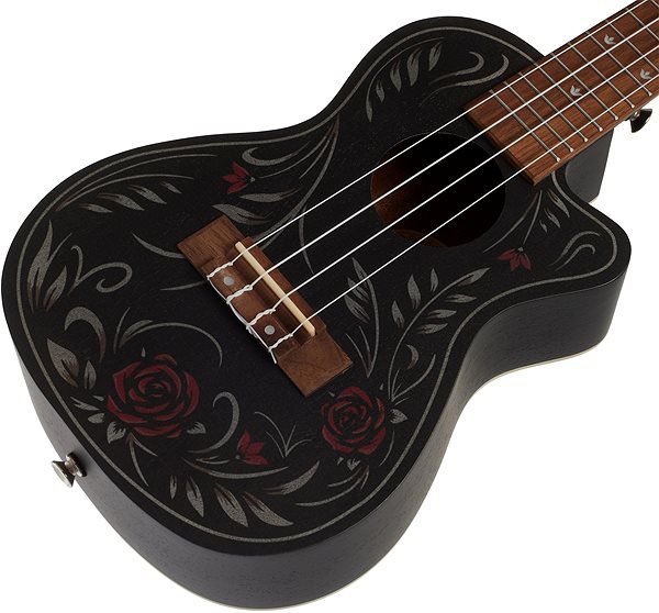 Ukulele BAMBOO U-23 Flowers and Roll-S ...