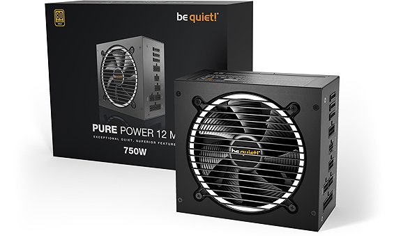 PC Power Supply Be quiet! PURE POWER 12 M 750W ...