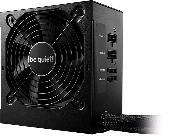 PC zdroj Be quiet! SYSTEM POWER 9 CM 500 W Bočný pohľad