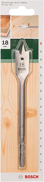 Fúrószár BOSCH DIY Lapos fúrószár fához 18x110x160 ...