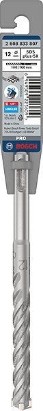 Fúrószár BOSCH SDS plus-5X Fúrószár - 12x100x160 ...
