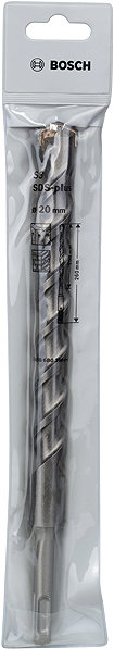 Vrták BOSCH Vrták SDS plus-1 20 × 200 × 260 mm ...