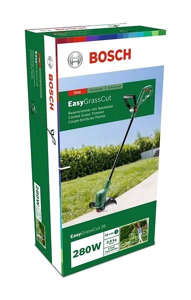 Szegélynyíró Bosch EasyGrassCut 26 Csomagolás/doboz