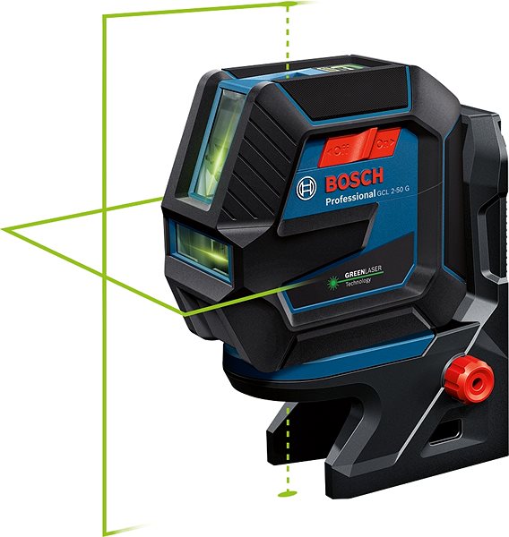 Krížový laser Bosch GCL 2-50 G Professional + RM 10, kartón ...