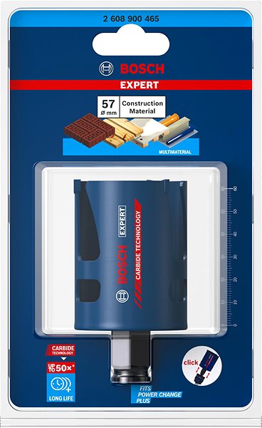 Körkivágó BOSCH 2608900465 EXPERT Construction Material körkivágó, 57 × 60 mm ...