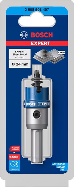 Körkivágó BOSCH 2608901407 EXPERT Sheet Metal körkivágó, 24 mm ...