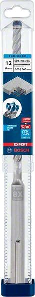 Vrták Bosch Vrták do kladív EXPERT SDS max-8X, 12 × 200 × 340 mm ...