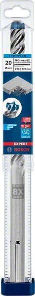 Fúrószár BOSCH Fúrókalapács EXPERT SDS max-8X, 20 × 200 × 320 mm 2.608.900.228 ...