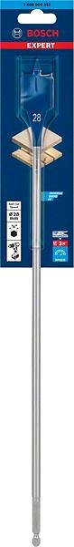 Vrták Bosch Plochý frézovací vrták do dreva EXPERT Self Cut Speed 28 × 400 mm ...