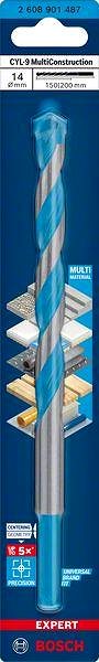Fúrószár Bosch EXPERT 2608901487 CYL-9 MultiConstruction univerzális fúrószár, 14 × 150 × 200 mm ...