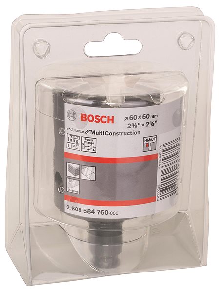 Körkivágó BOSCH 4 2608584760 Endurance for Multi Construction körkivágó 60 mm ...