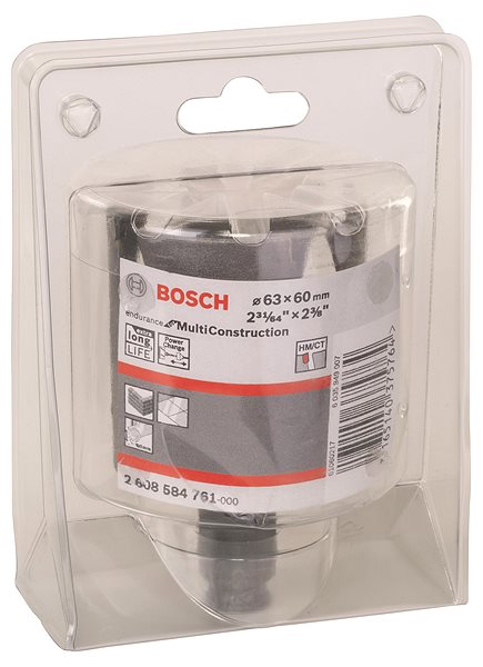 Körkivágó BOSCH 4 2608584761 Endurance for Multi Construction körkivágó 63 mm ...
