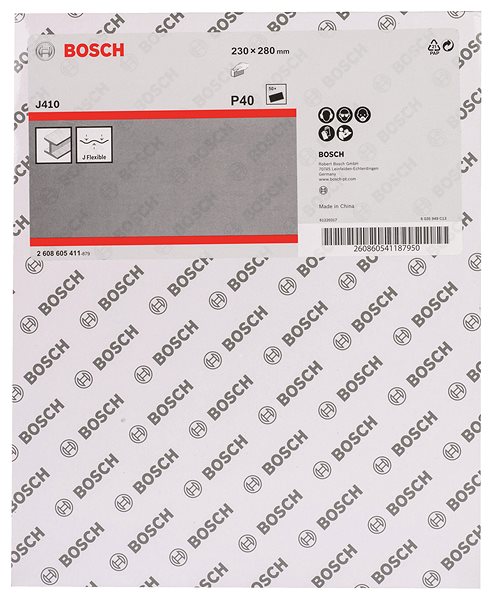 Brúsny papier Bosch Brúsny papier J410 230 × 280 mm, 40 2.608.605.411 ...