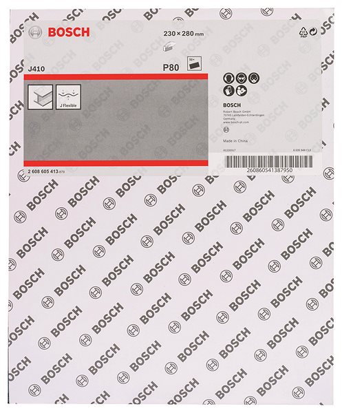Brúsny papier Bosch Brúsny papier J410 230 × 280 mm, 80 2.608.605.413 ...