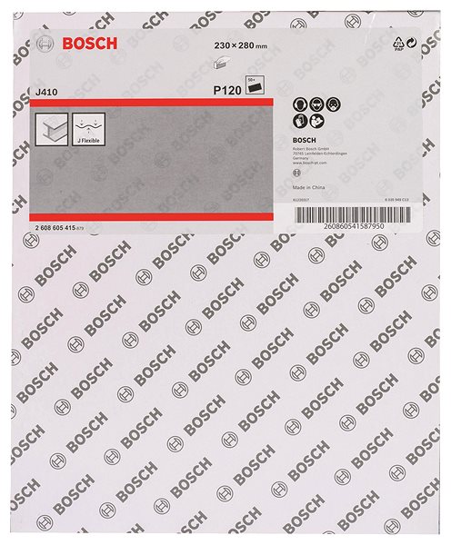 Brúsny papier Bosch Brúsny papier J410 230 × 280 mm, 120 2.608.605.415 ...