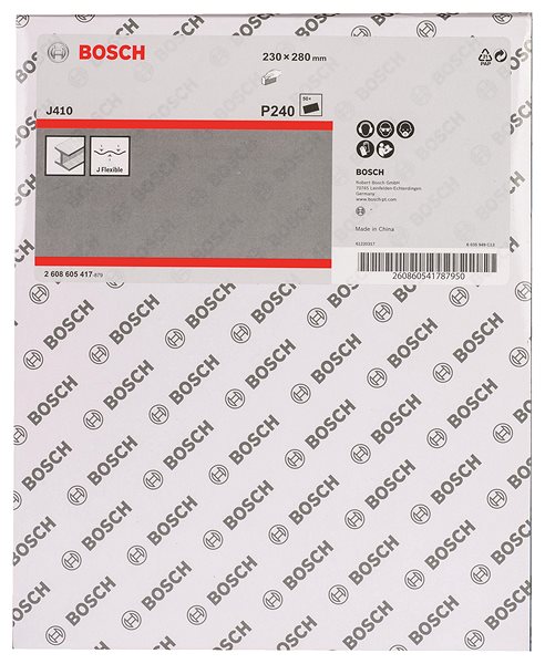 Brúsny papier Bosch Brúsny papier J410 230 × 280 mm, 240 2.608.605.417 ...
