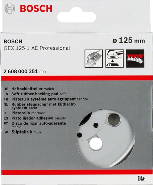 Grinding disc BOSCH Soft grinding discs, 125 mm 2.608.000.351 .