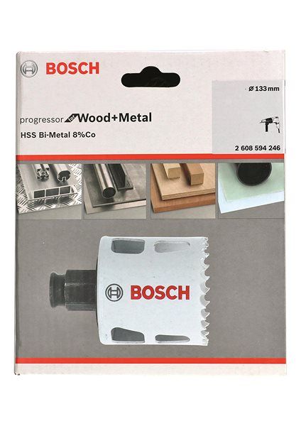 Körkivágó BOSCH 2608594246 Progressor for Wood&Metal körkivágó 133 mm ...