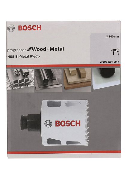 Körkivágó BOSCH 2608594247 Progressor for Wood&Metal körkivágó 140 mm ...