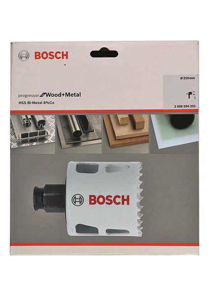 Körkivágó BOSCH 2608594251 Progressor for Wood&Metal körkivágó 210 mm ...
