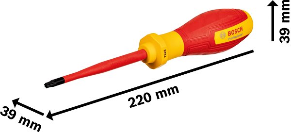 BOSCH Professional VDE TX 25 × 100, 1.600.A02.NC8 screwdriver.