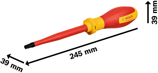 BOSCH Professional VDE TX 40 × 125, 1.600.A02.ND0 screwdriver.