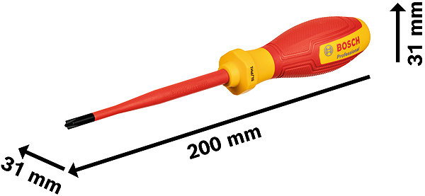 BOSCH Professional VDE screwdriver SL/PH 1×100, 1.600.A02.ND4.