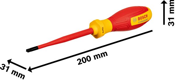 BOSCH Professional VDE SL/PZ 1 × 100, 1.600.A02.ND6 screwdriver.