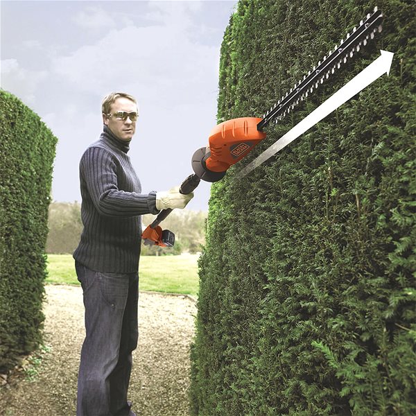 BLACK+DECKER Cordless Hedge Trimmer GTC1843L20-QW (1x2Ah).