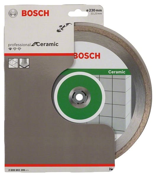Gyémánt korong BOSCH Standard for Ceramic 230x22,23x1.6x7mm, ...