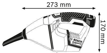 Handheld Vacuum Bosch GAS 12V Professional Technical draft