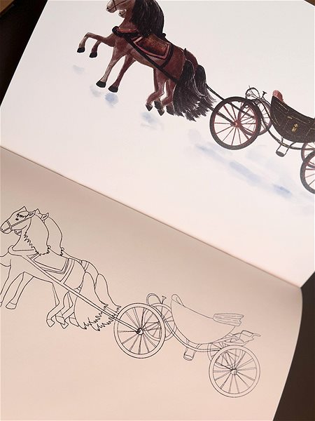 colouring book Be Nice ECO colouring book Cinderella .