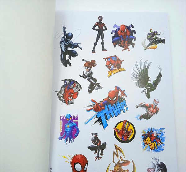 colouring page Marvel Maxi colouring Book Jumbo - Spiderman .
