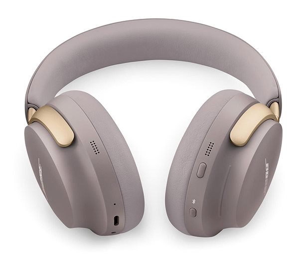 Vezeték nélküli fül-/fejhallgató BOSE QuietComfort Ultra Headphones, bézs-arany ...