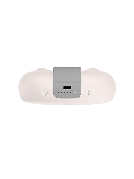 Bluetooth-Lautsprecher BOSE SoundLink Micro weiß Seitlicher Anblick