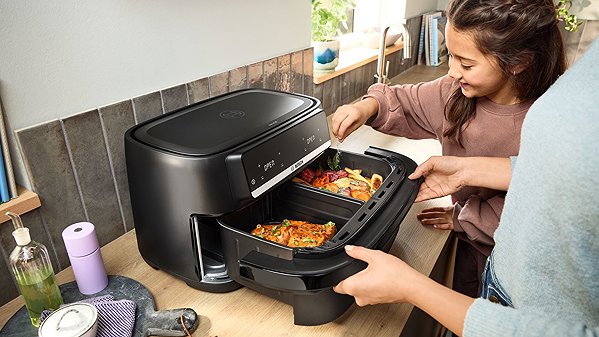 Heißluftfritteuse BOSCH MAFD490B1 Serie 4 Dual ...